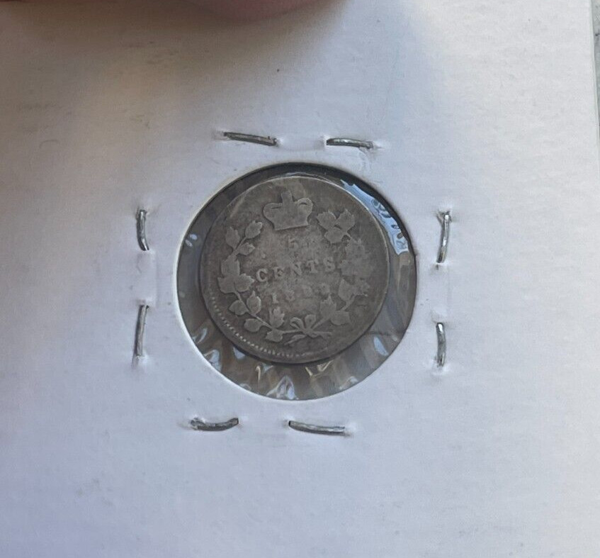 1899 Canada 5 Cents - Silver