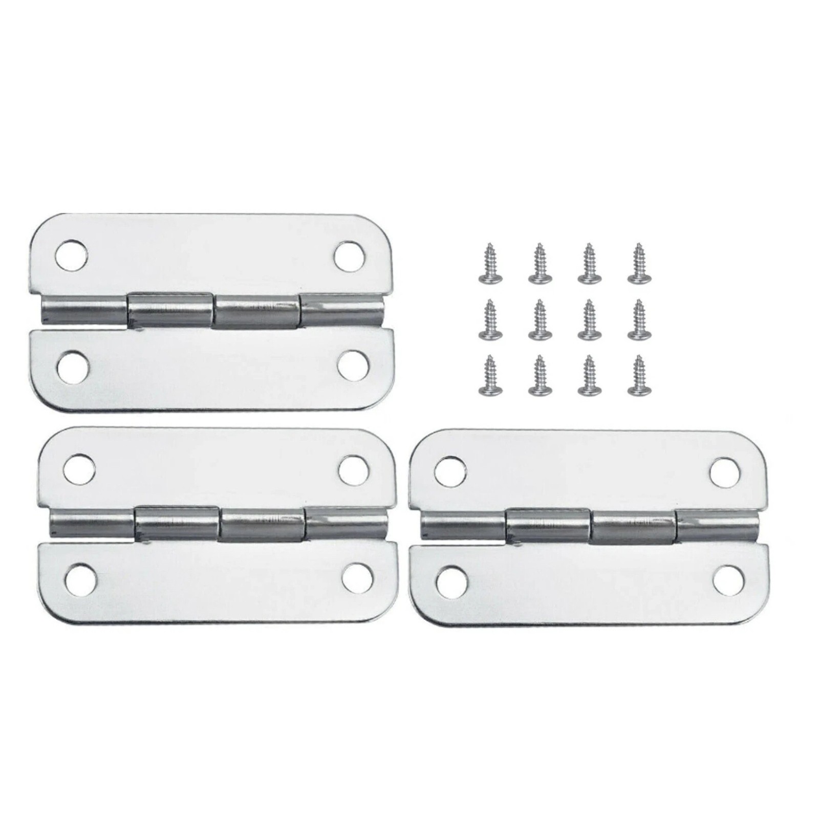 For Igloo Ice Chest Replacement Hinges 3PCS Stainless Steel Hardware Screws Kit