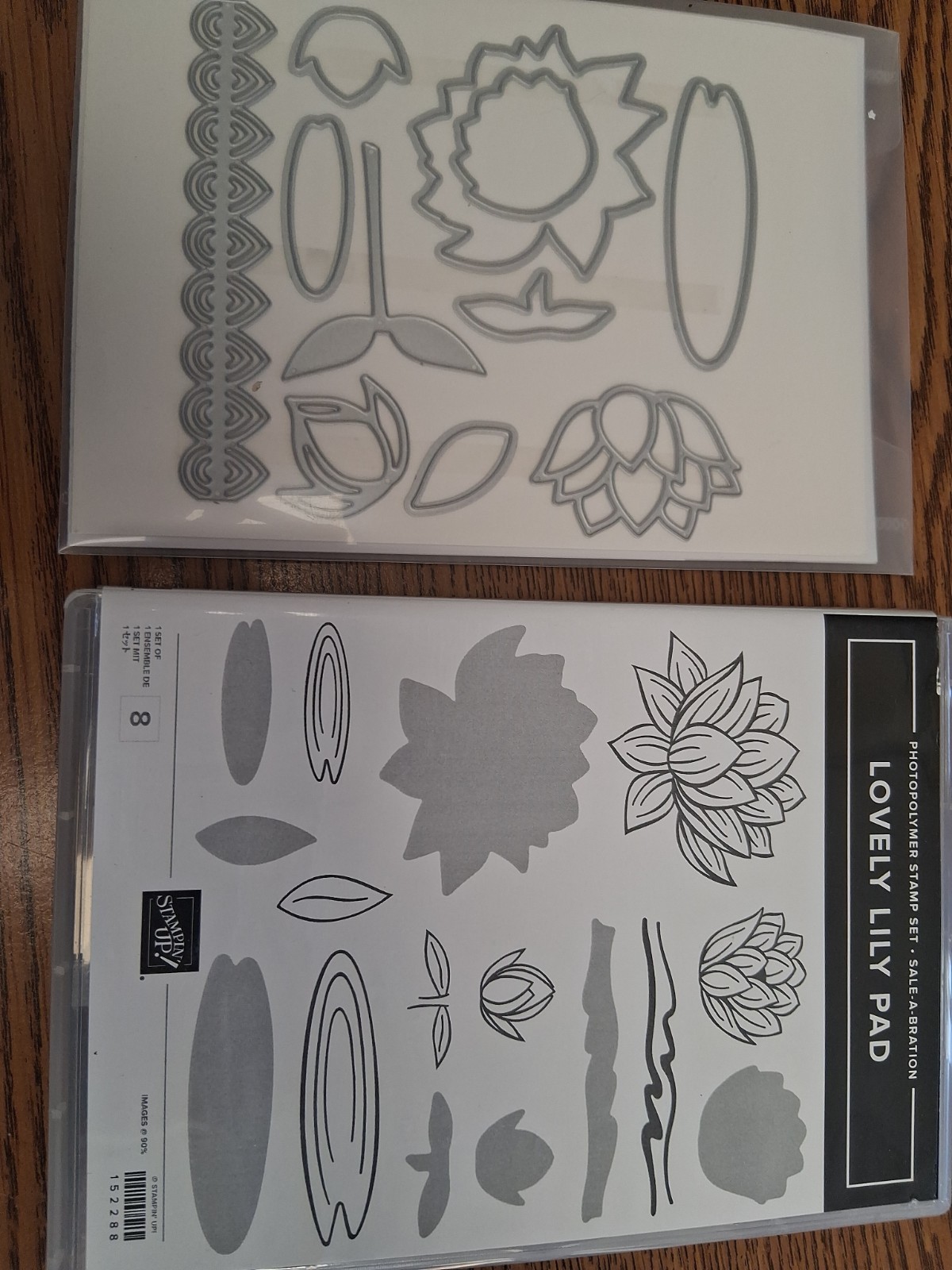 Stampin Up Lovely Lilly Pads with dies - Frogs Theme