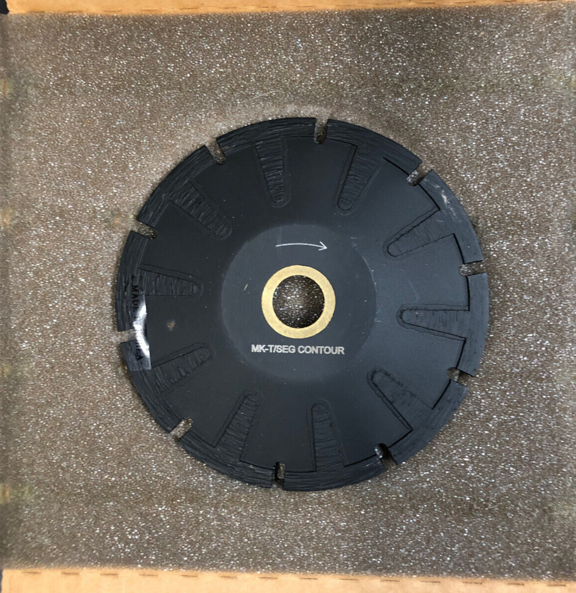 MK-Diamond 159070 MK T/Segment Contour 4.5" Granite Blade (hard materials)