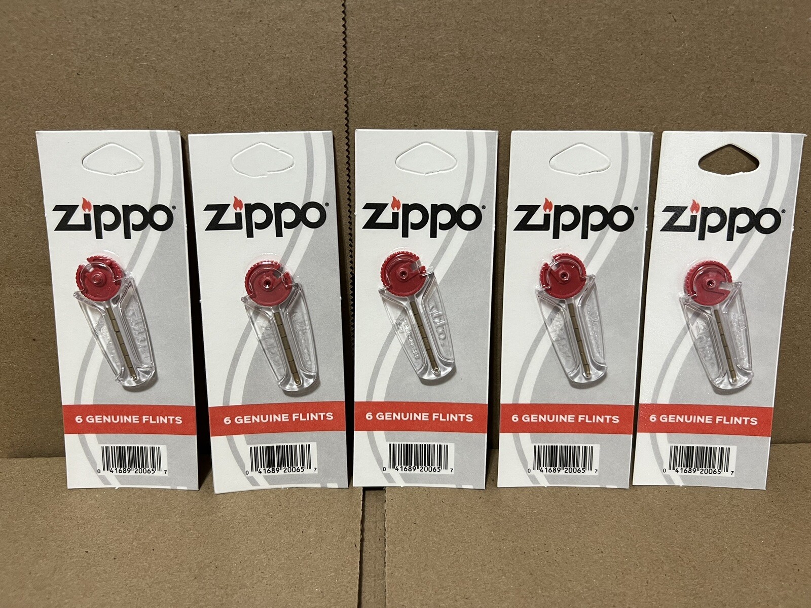 Zippo Flint Pack (6 Genuine Flints Per Pack) Lot - 5