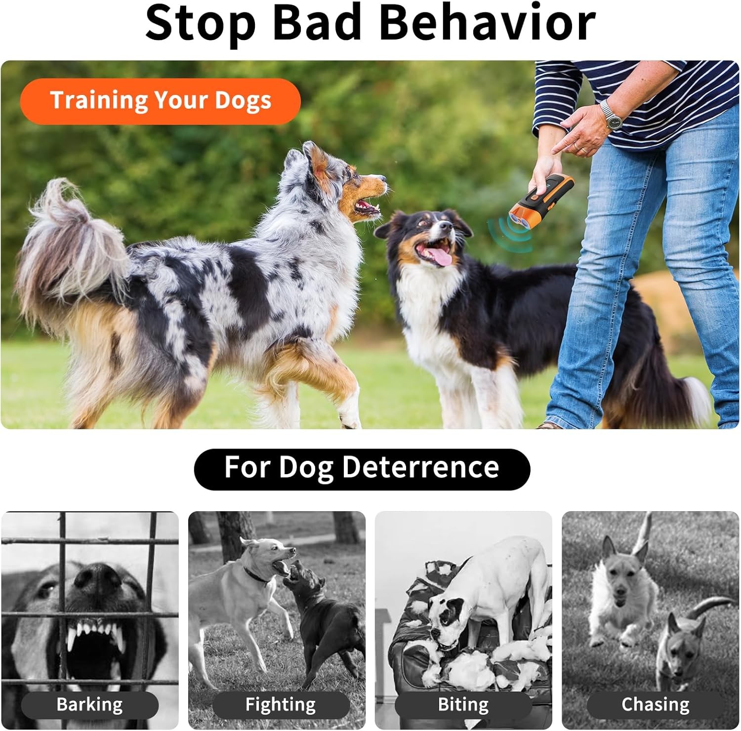 Ultrasonic Handheld Dog Trainer: Quick and Effective Training Tool