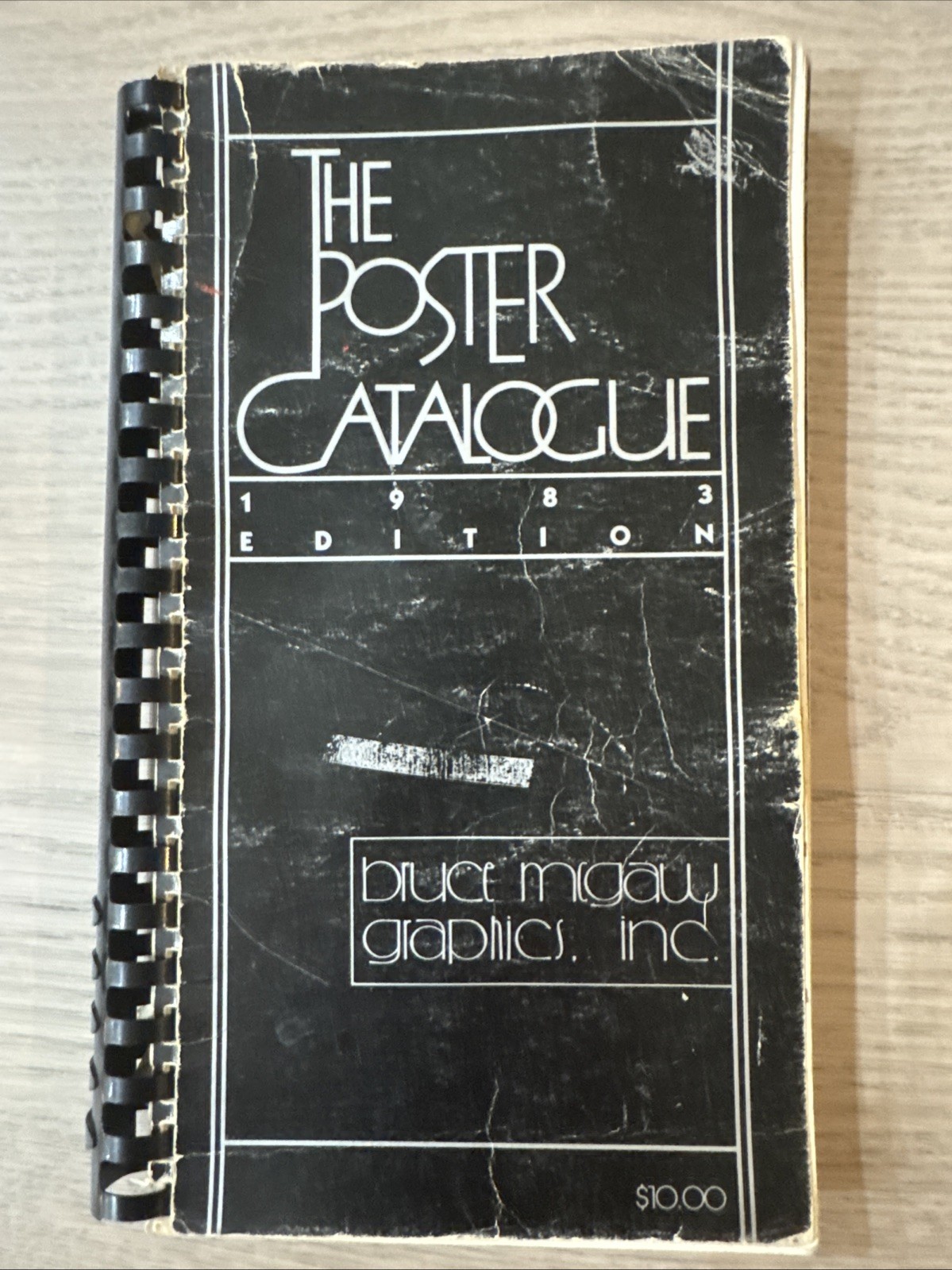 The Poster Catalogue 1983 Edition, Bruce Mcgraw Graphics Inc. SC/SB/Illust PO-VG