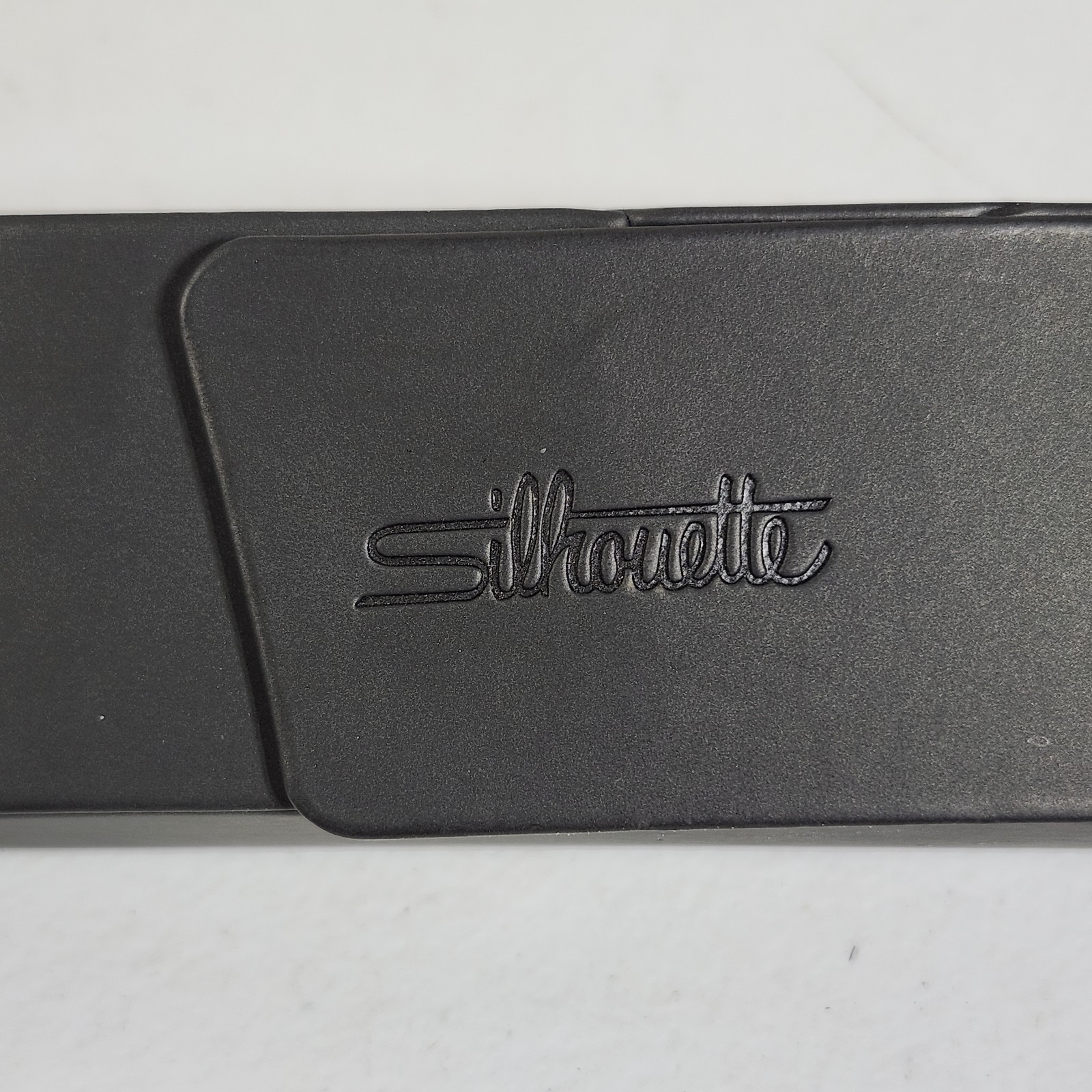 Silhouette Medium Black Magnetic Flap Eyeglass Case