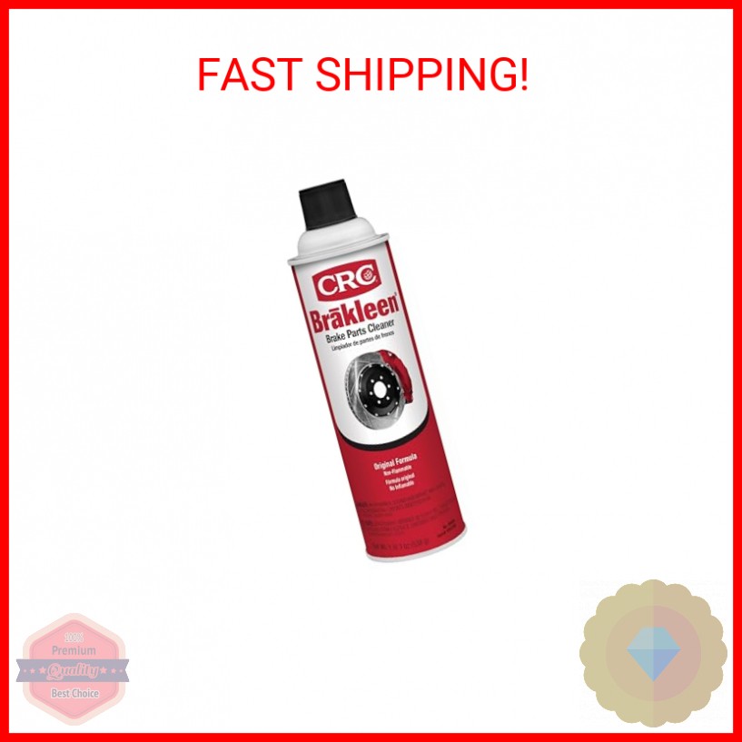 CRC BRAKLEEN Brake Parts Cleaner - Non-Flammable -1lb 3 Oz (05089)