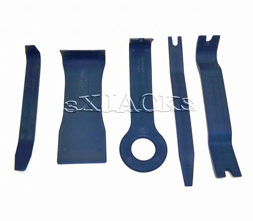 LARGE 5 PC TRIM & MOLDING REMOVER TOOLS PRY LIFT AUDIO DASH SPEAKER DOOR PANEL