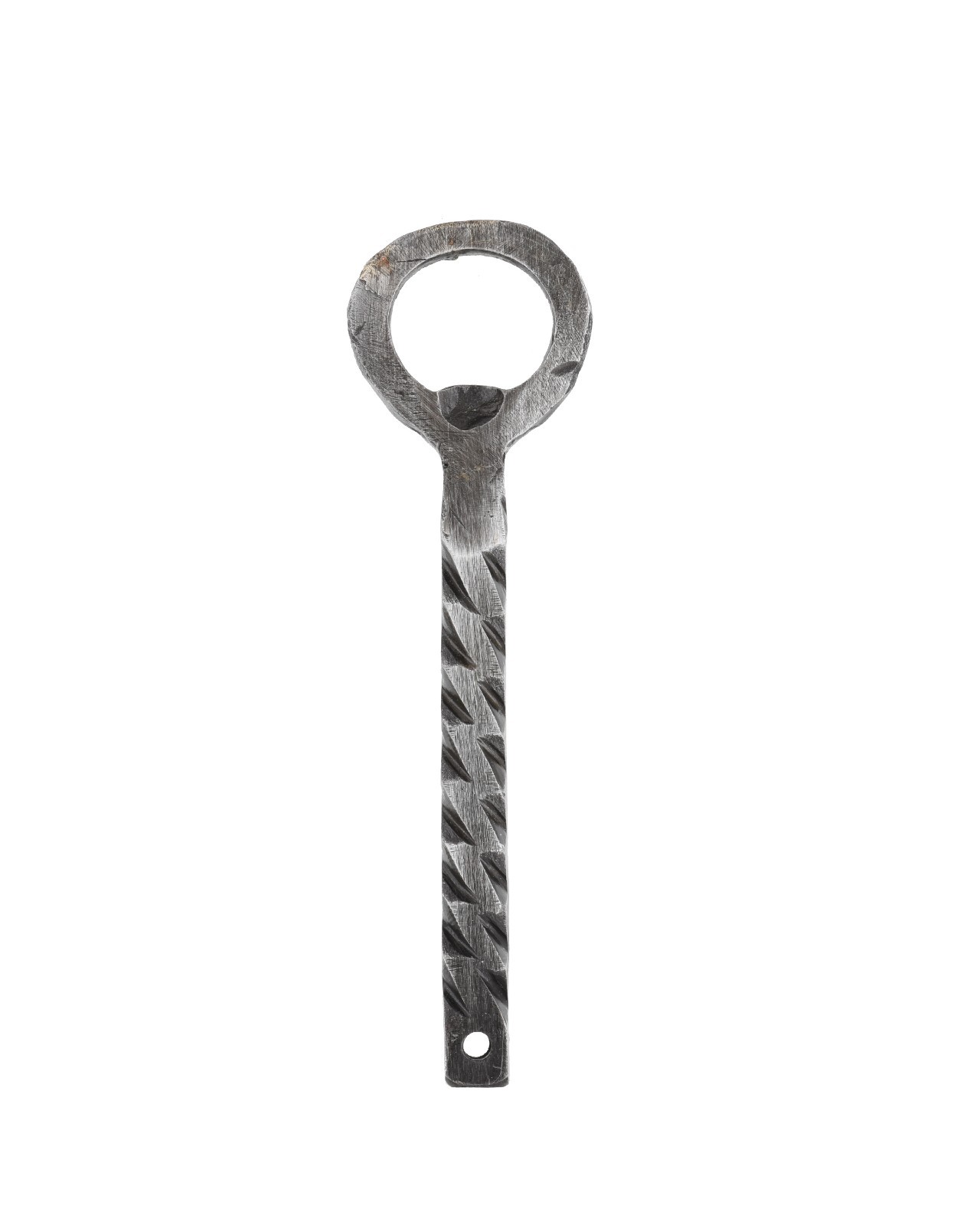 Lightning Bolt Hand Forged Iron Beer Bottle Opener