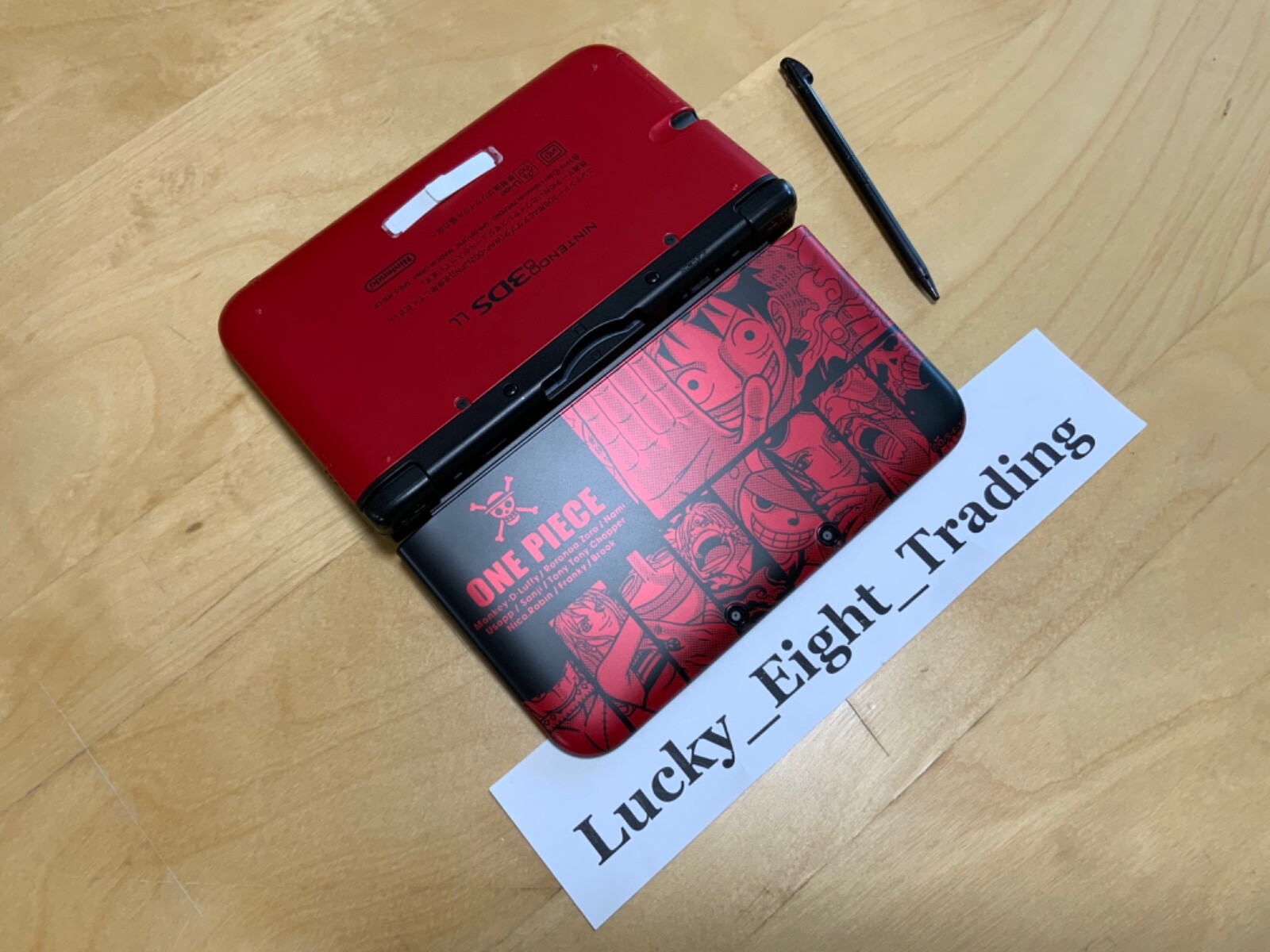 Nintendo 3DS XL LL One Piece R Luffy Red ver Console Charger Japanese ver [CC]