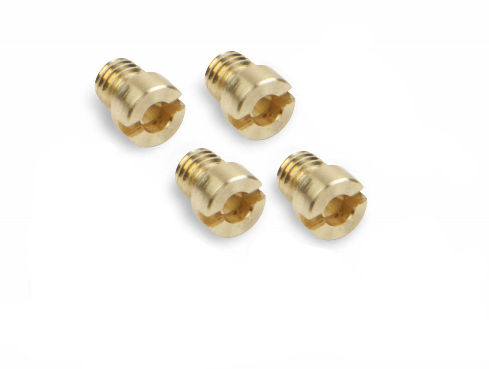 (4) Air Bleeds 35 Size 10-32 UNF Thread Screw In Brass Fits Holley Carburetor