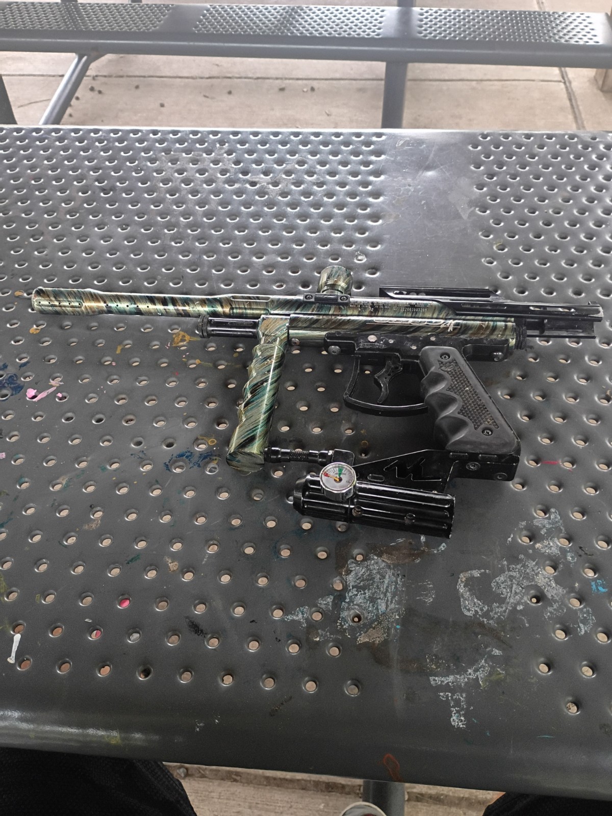 WGP Genesis Surgio Mechanical Semi-Auto Paintball Marker - Camo