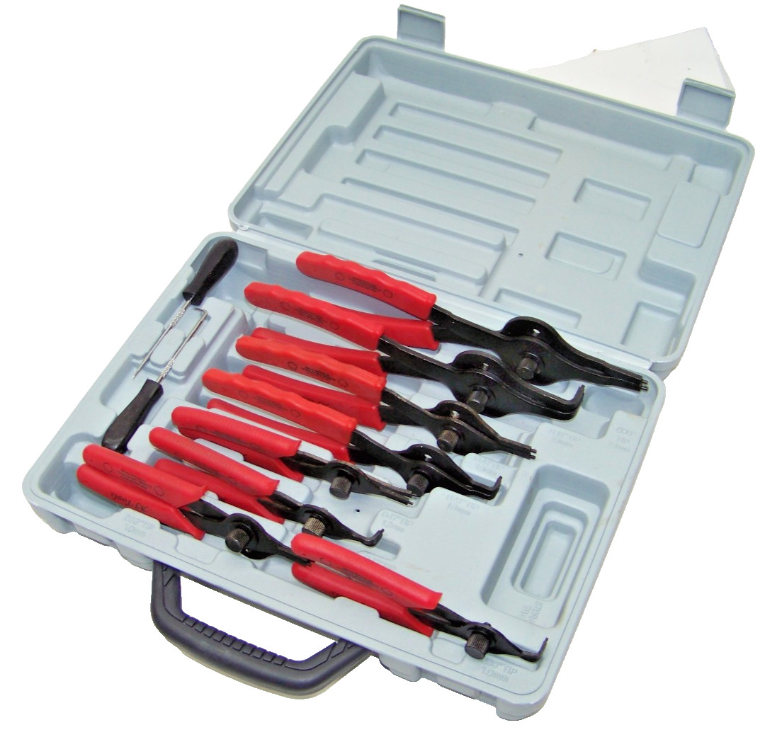11 pcs Snap Ring Plier Mechanics Circlips Remover  Internal External Pliers Set
