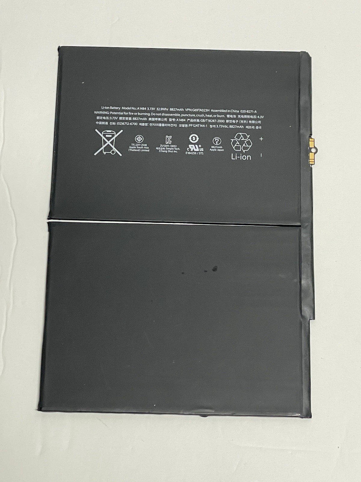 Original Battery For Apple iPad 6th 7th 8th 9th Generation 8827mAh 80% - 89% BH.