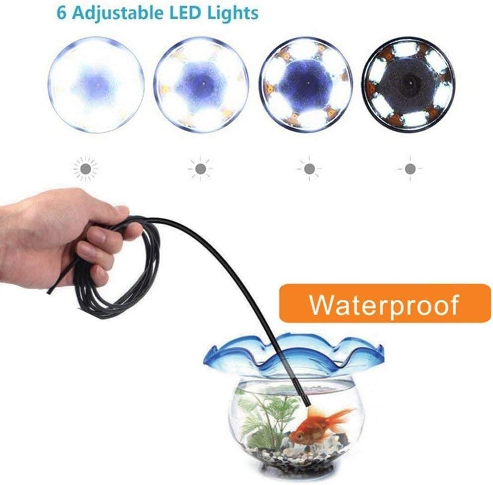 3 in 1 Endoscope Inspection Camera Borescope HD Camera Waterproof Snake Pipe Dra