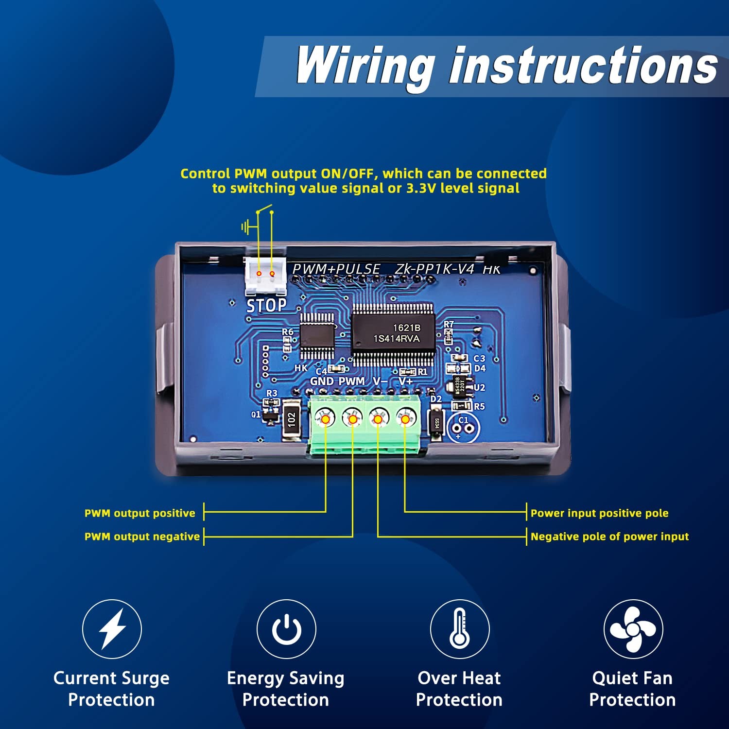 CenryKay Pwm Signal Generator,Dual Mode Function Frequency Generator Adjustab...