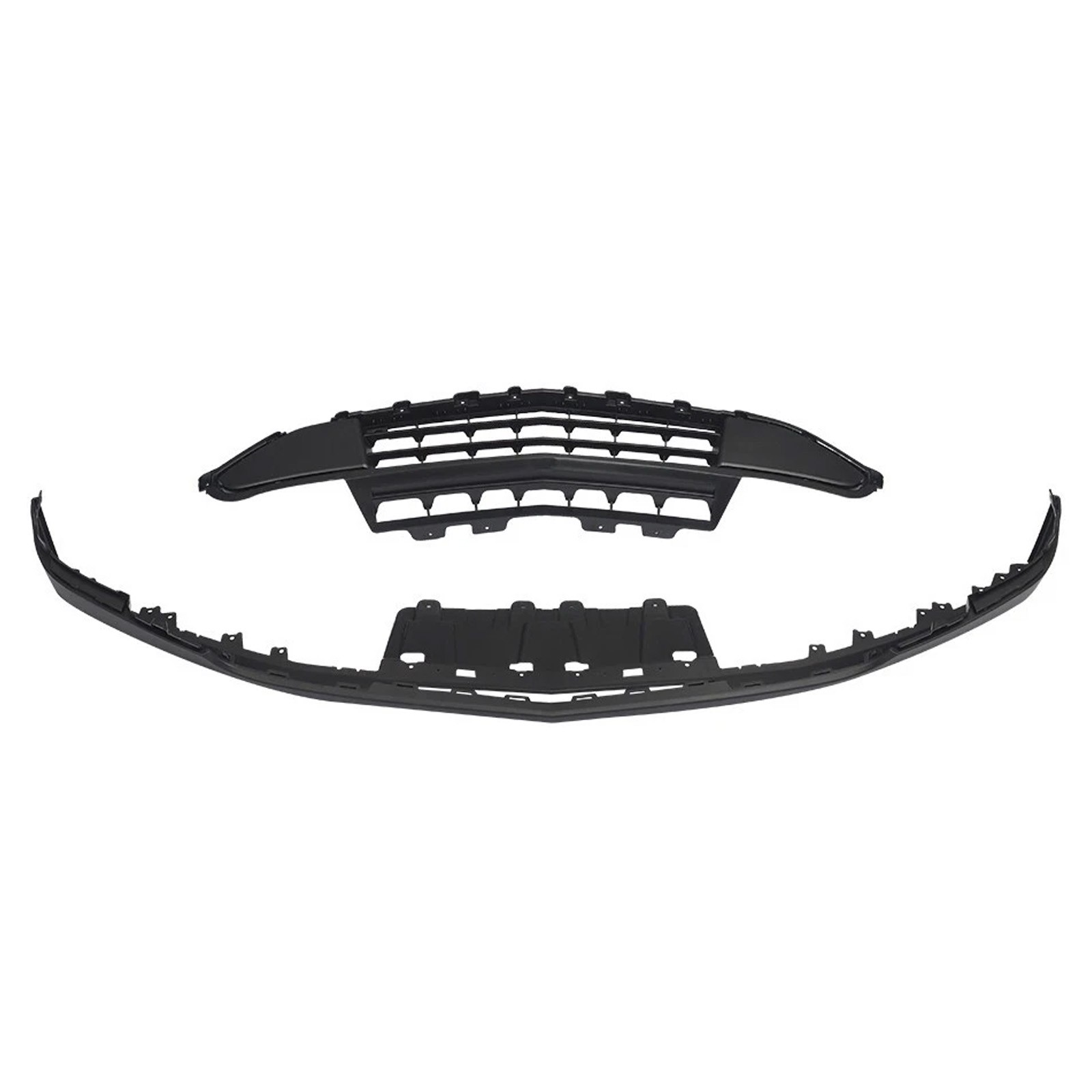 Front Bumper Cover Grille Assembly Kit Set For Chevy Traverse 2018-2021