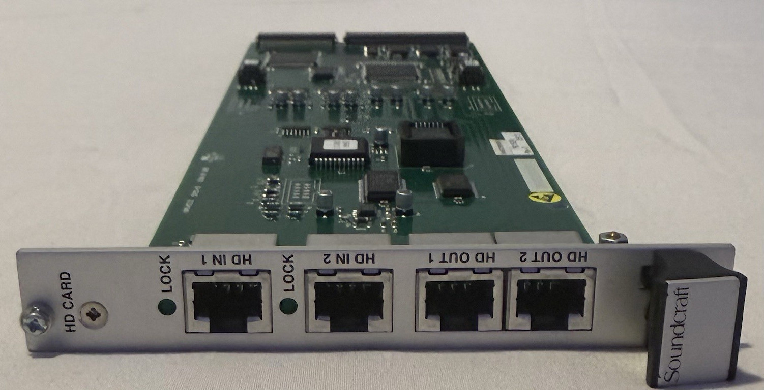 Soundcraft Vi Local Rack D21m HD Link Card