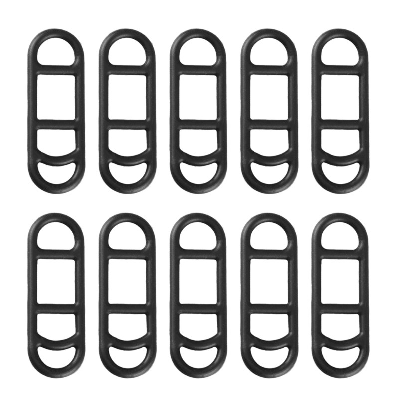 10 Pcs Bicycles Silicone Band Wear Resistant Bike Lights Strap Handlebar Holder