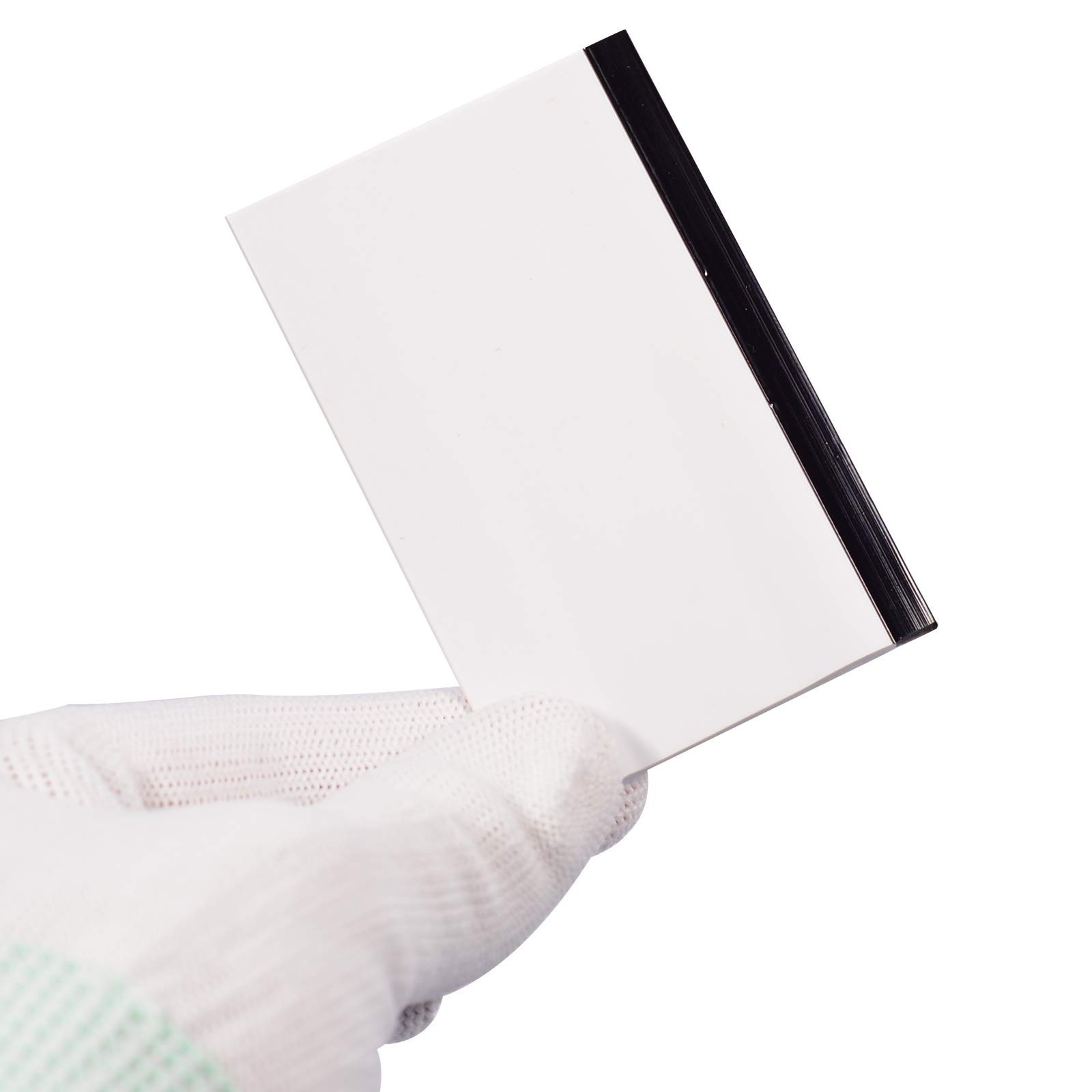 3-inch Screen Printing Squeegee with Soft Rubber, Tiny Flexible Block Scraper...