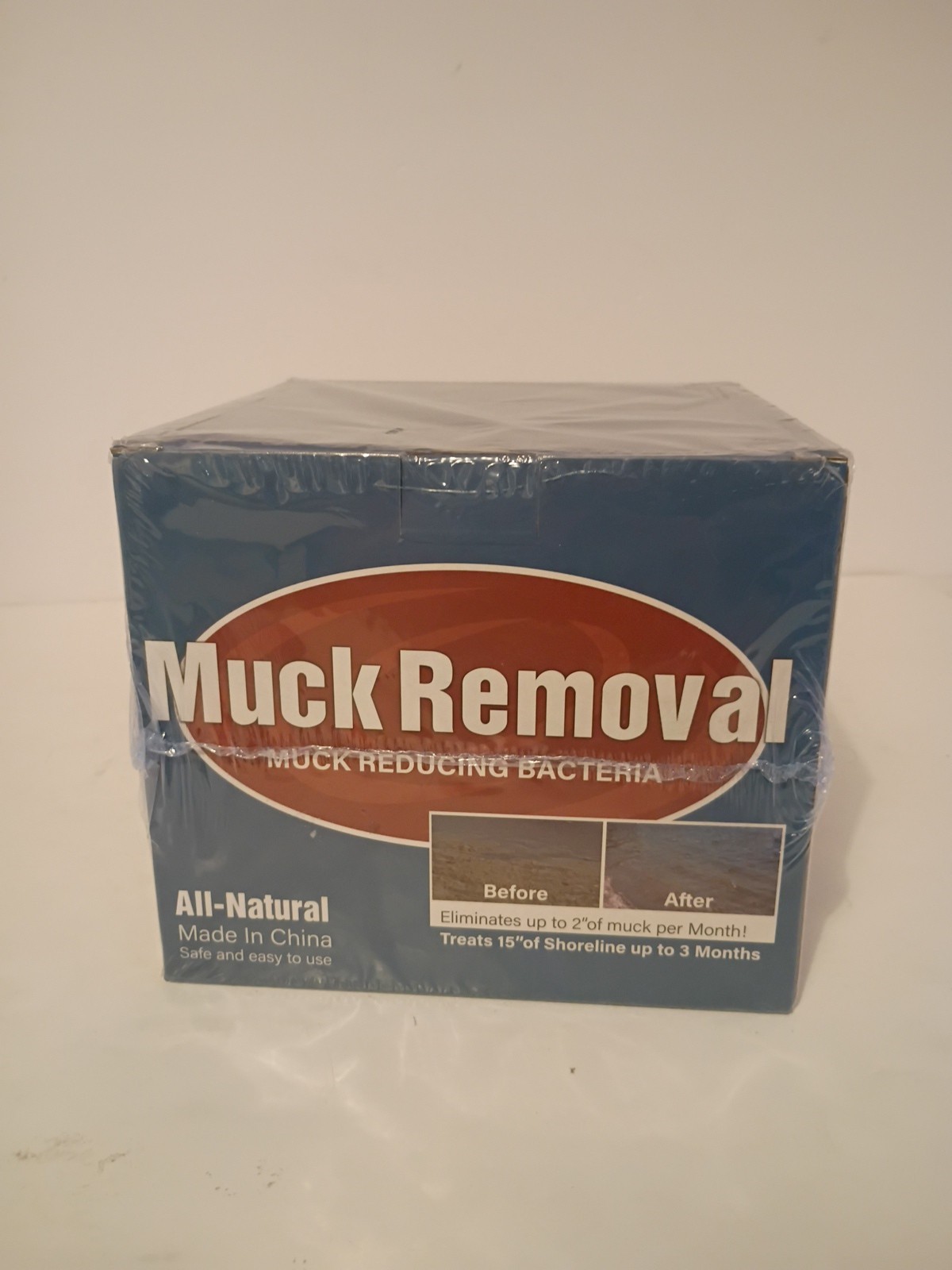 Pond Muck Remover 4.1LB Natural Sludge Cleaner Treats Up to 20000 Sq Ft