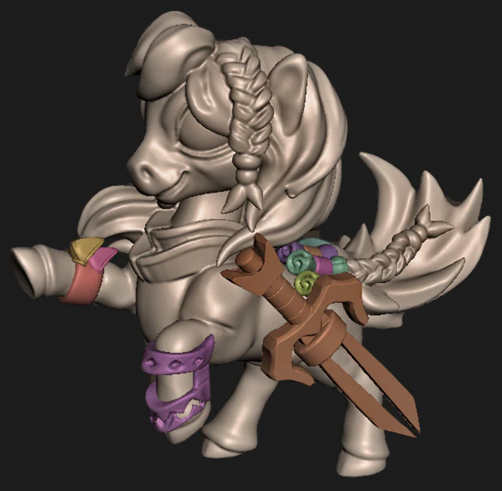 Chibi Spellslinger Pony