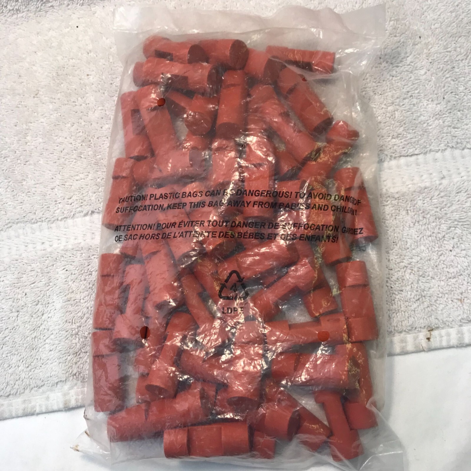 Bulk Pack Of Lincoln logs 1.5" Long - Perfect For Building  sealed bag of 50