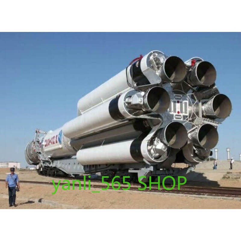 CCCP Протон-М Proton-M Carry Rocket Spacecraft 3D Model Builded 1/200/144