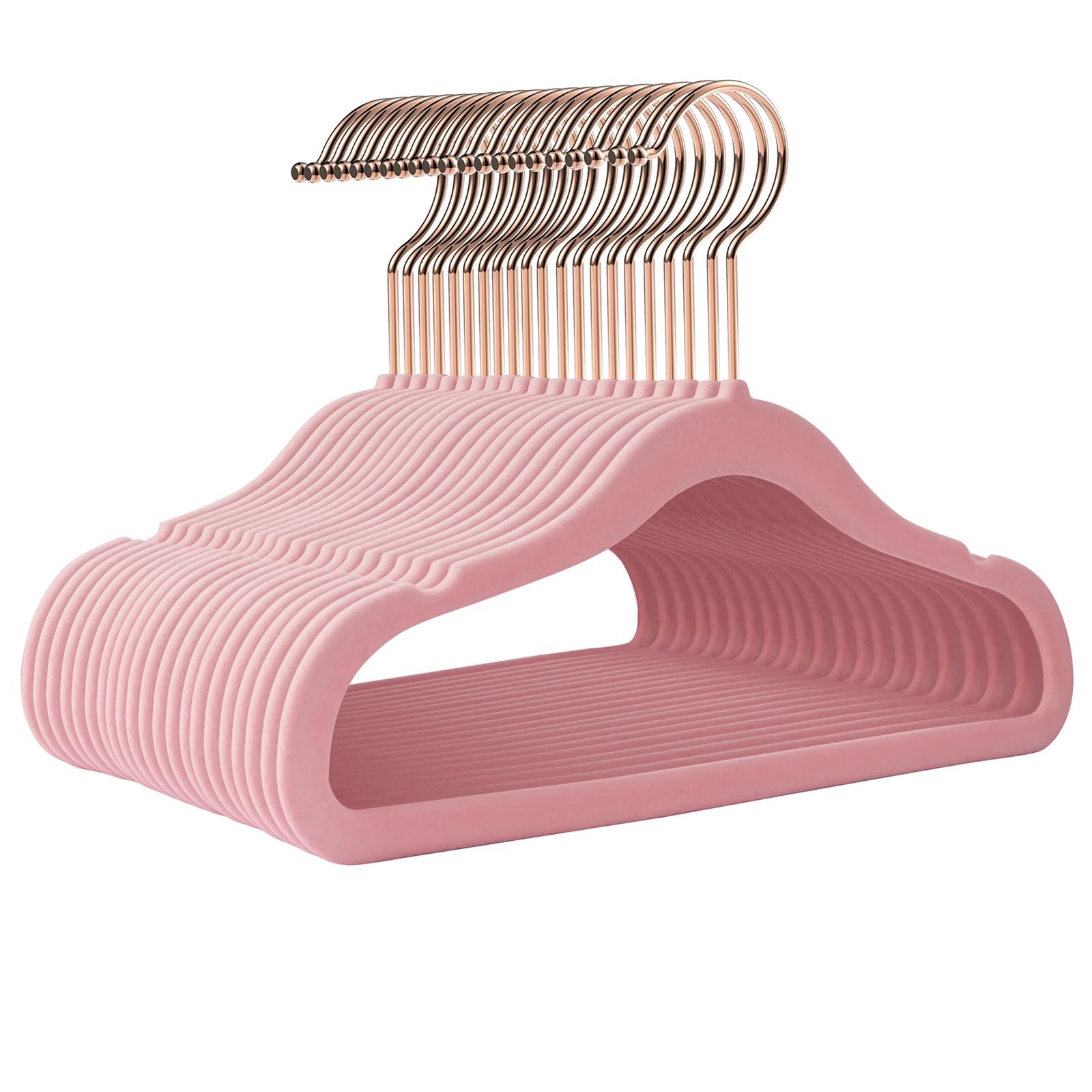 Kids Hangers Velvet 50 Pack-14 Inch,Kids Hanger for Clothes,Baby Clothes Hang...