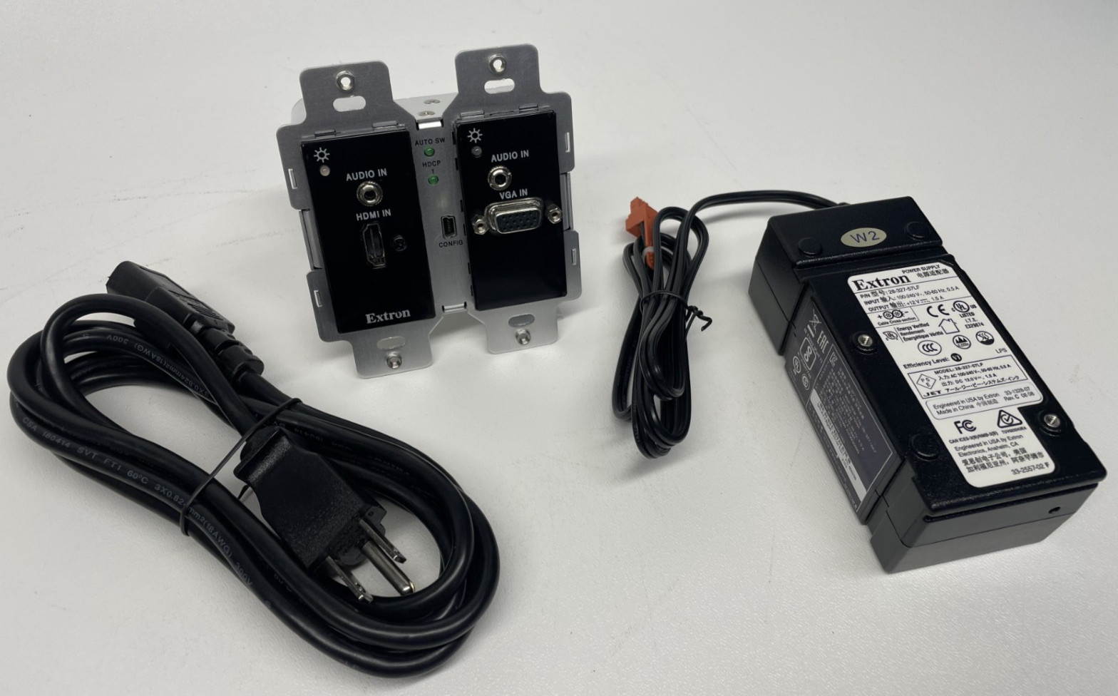 Extron DTP T UWP 4K 232 D Two-Input HDMI & VGA Transmitter w/ Audio Embedding &