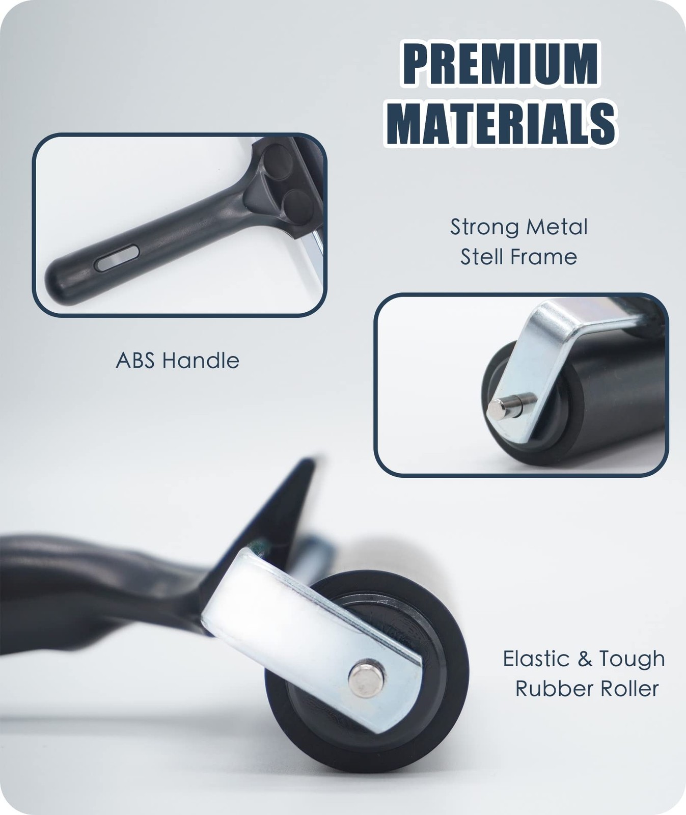Rubber Brayer Roller for Boat Flooring Tools - Tape Roller for Decking Instal...