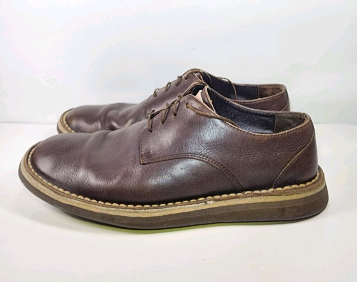 Camper Derby Laced Oxford Shoes Mens 42 US *9-10 Brown Leather Comfort Morocco