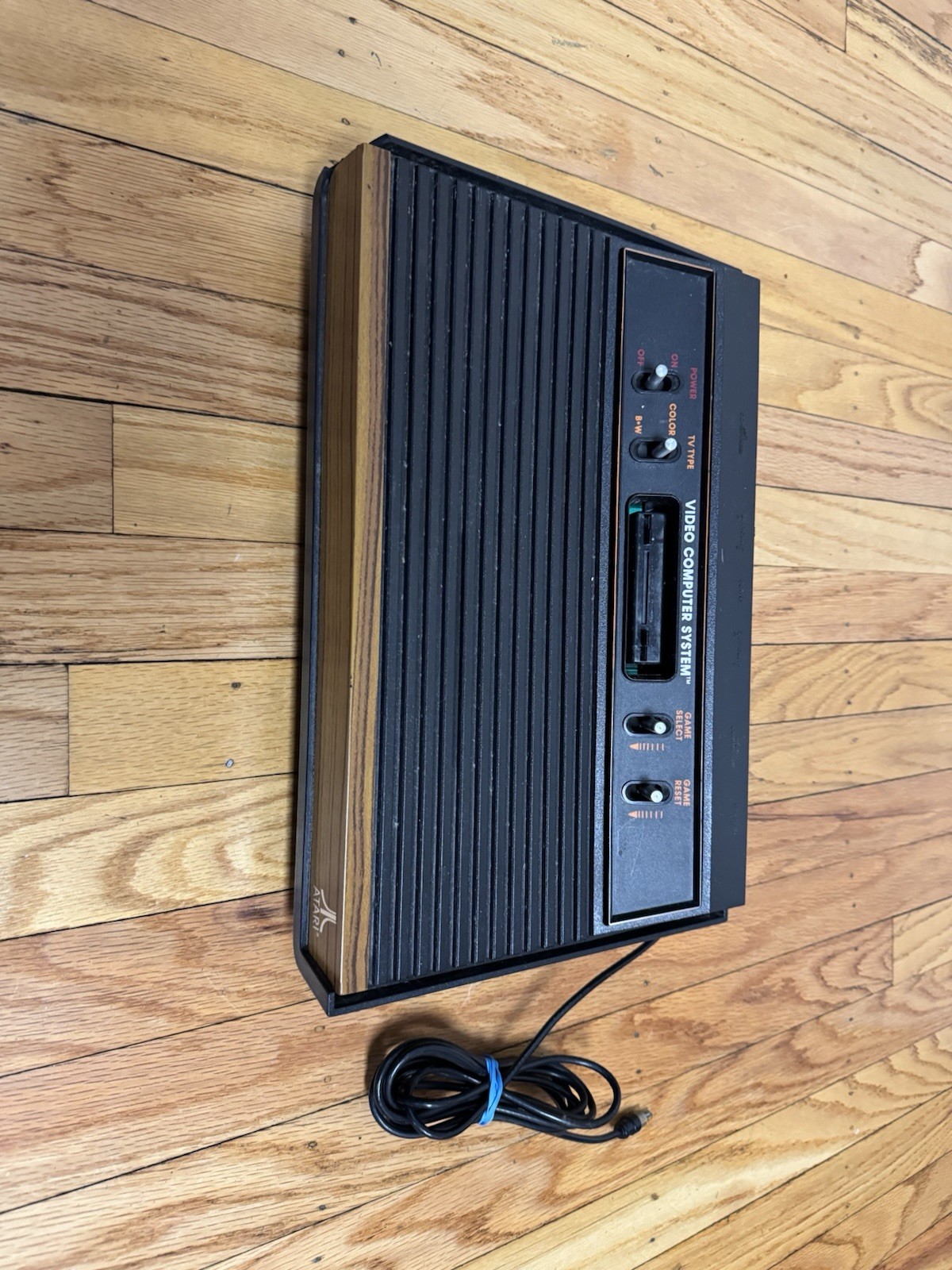 Vtg Atari 2600 System Console Manual Inserts Games Joystick Paddles Power WORKS