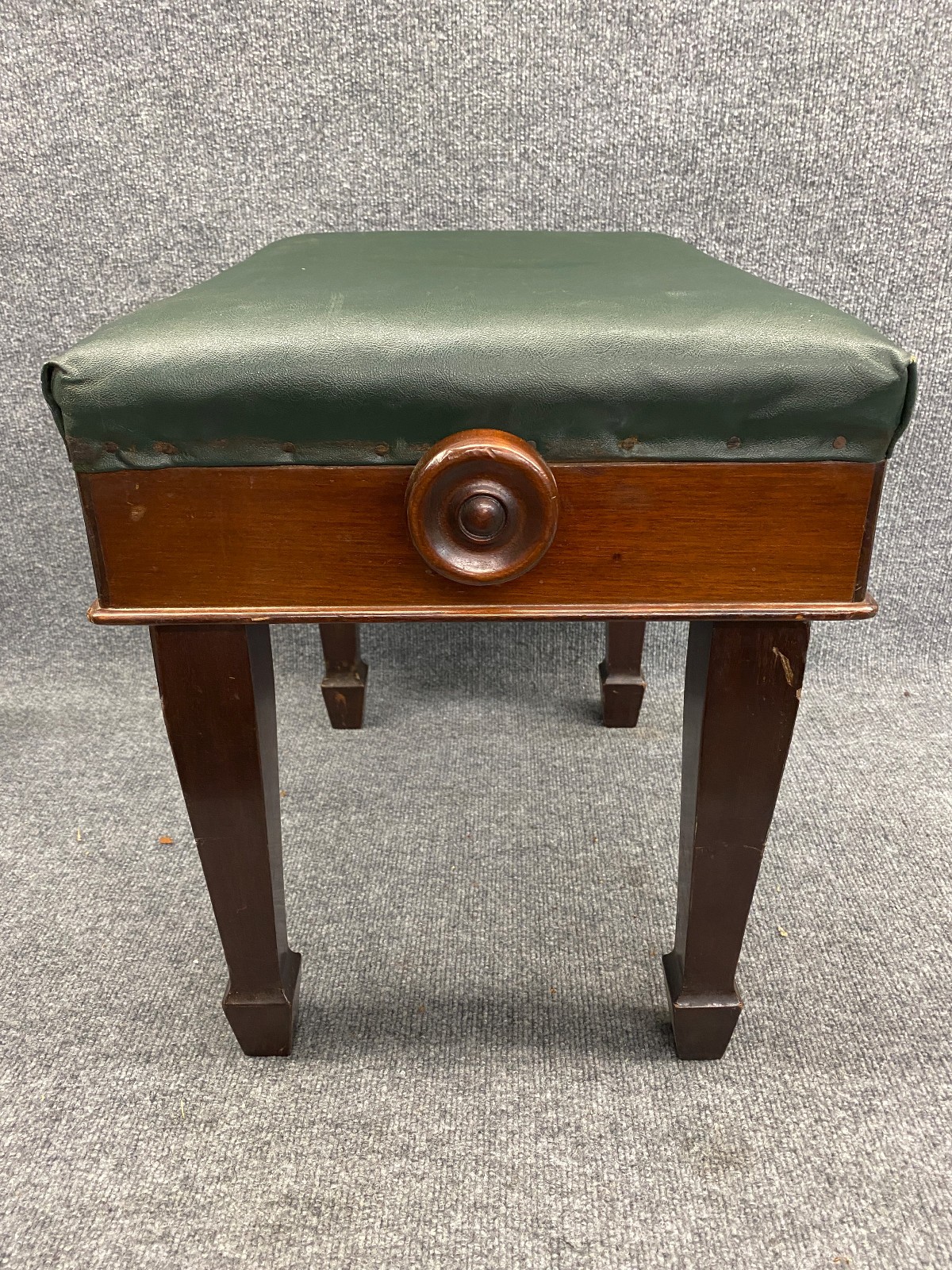 Antique Ornate  Adjustable Organ Piano Stool Bench Chair