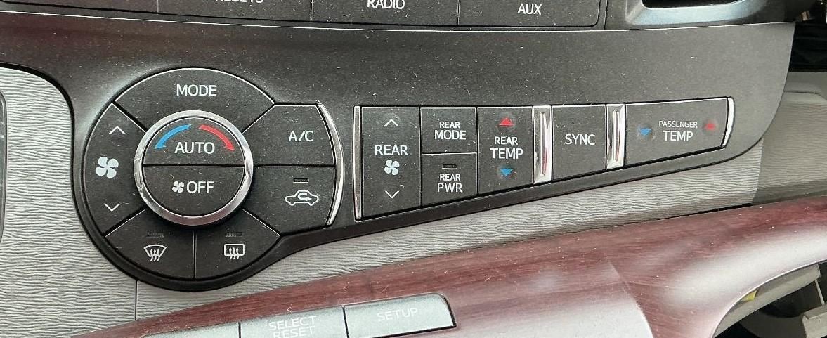 Temperature Control Front Control Fits 11-14 SIENNA 867271