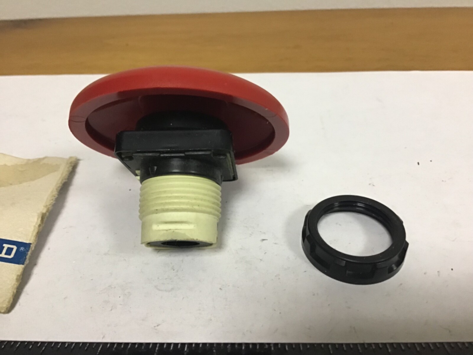 New Square D 9001 D1B2R Mushroom Push Button, 60MM Diameter