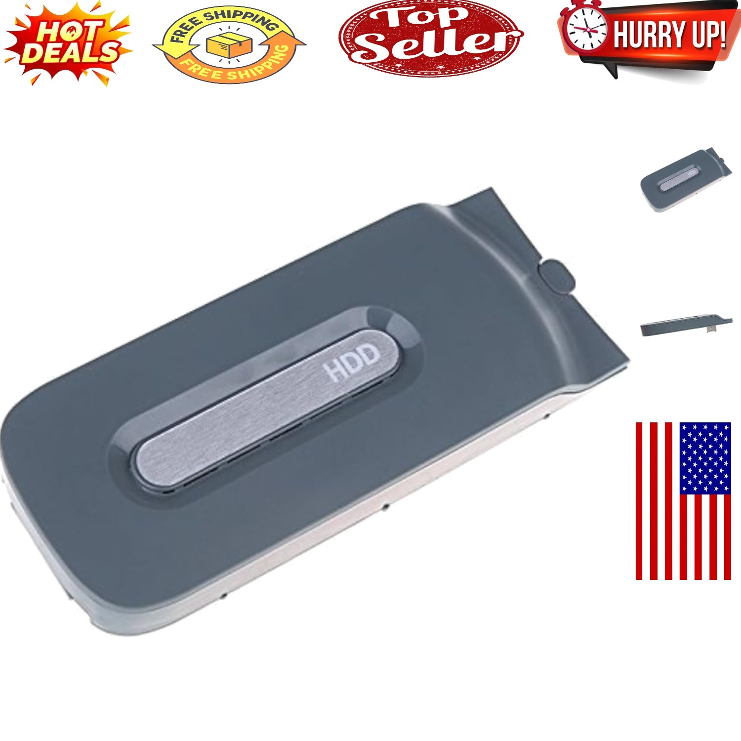 250GB External HDD for Xbox 360 - Portable Gray Gaming Storage Solution