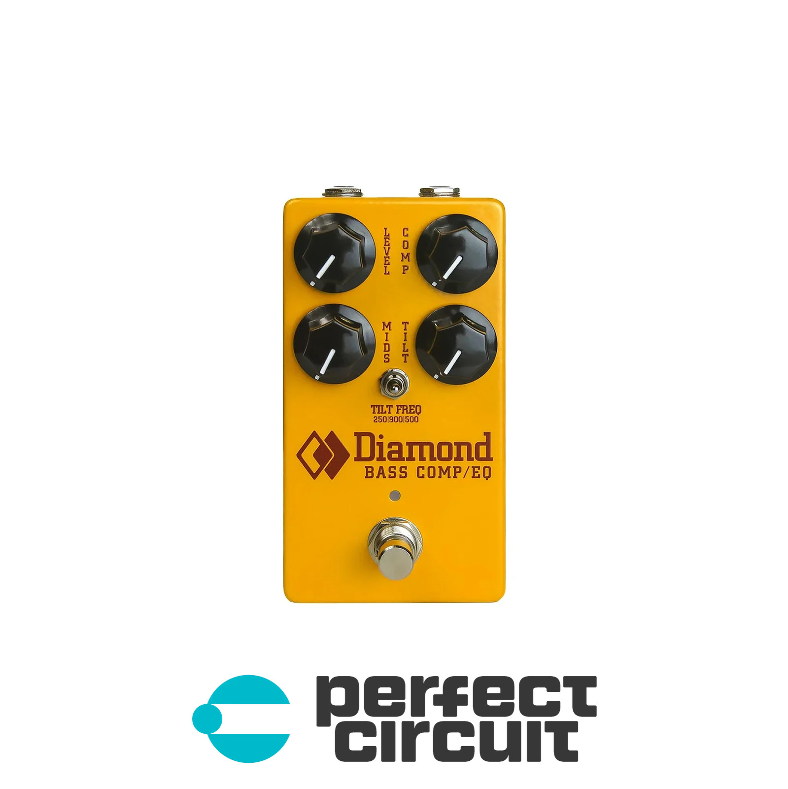 Diamond Bass Comp/EQ Optical Bass Compressor Pedal EFFECTS NEW PERFECT CIRCUIT