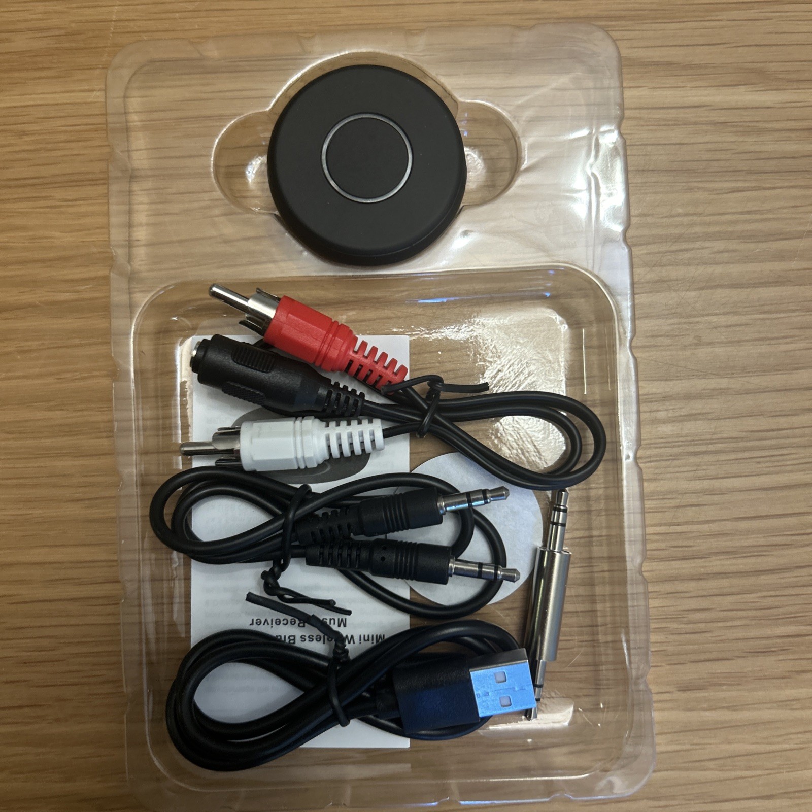 SONRU Bluetooth Aux Adapter for Car, Wireless Audio Receiver, Portable
