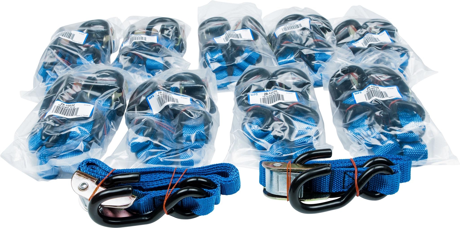 Fire Power 1" Tie Down Blue 10/Pairs #29-10030