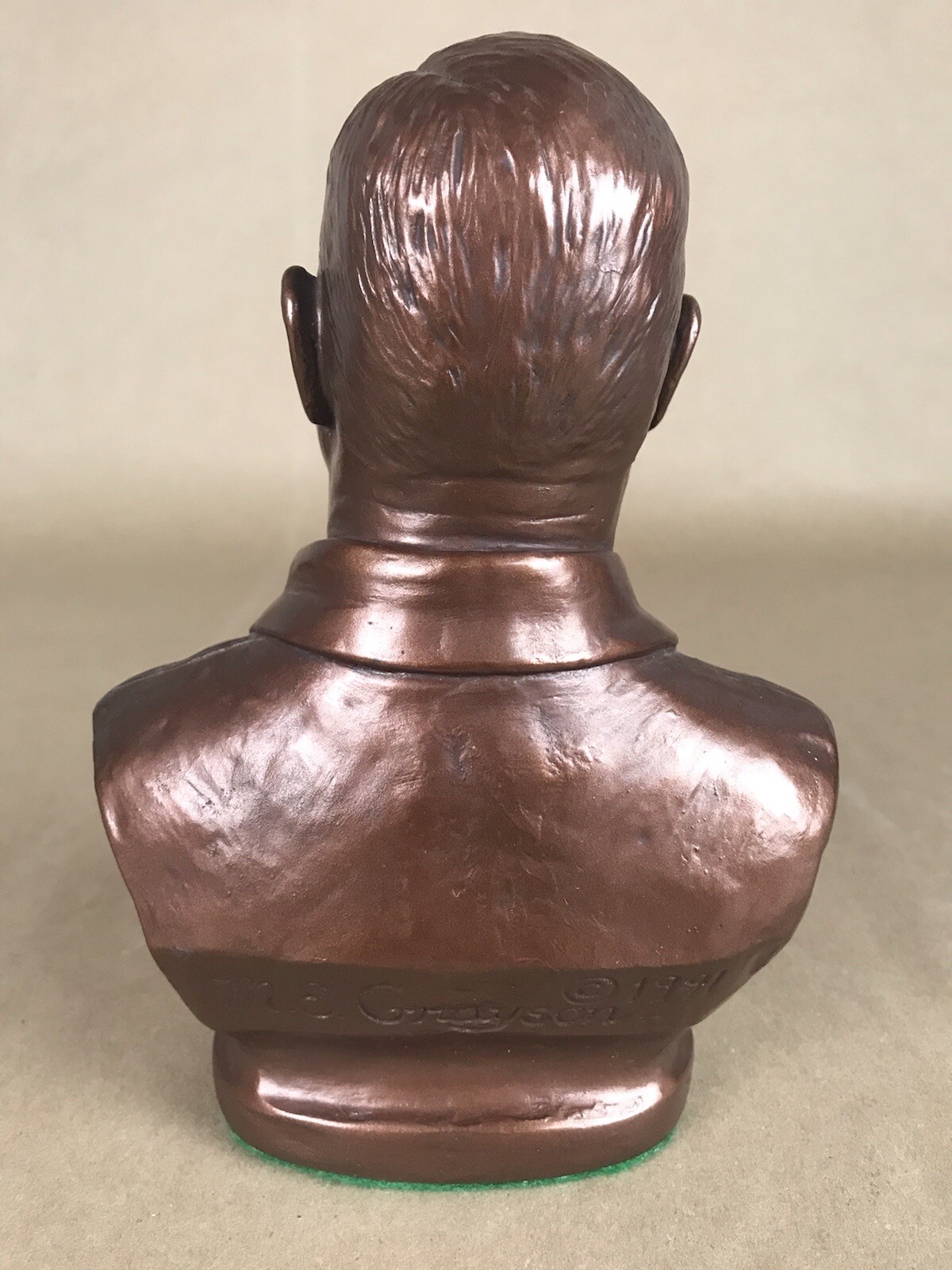 General Norman Schwarzkopf Bust 8” By Grayson Arts 1991 M.E. Grayson