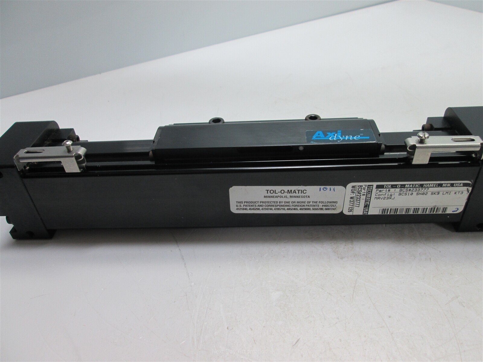 Tol-O-Matic BCS10-SN02-SK3-LMI-KT3-MRV23XJ Rodless Screw Drive Actuator