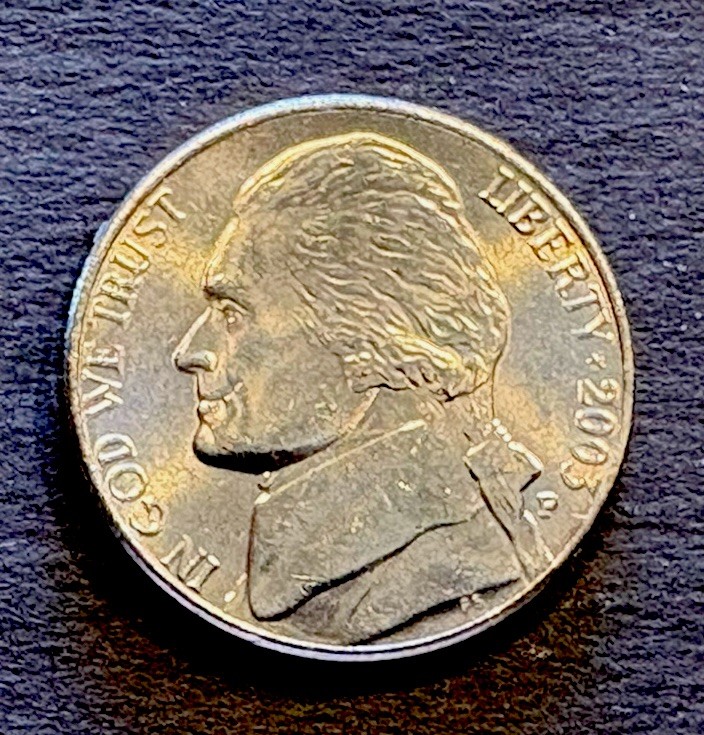2003-P Jefferson Nickel with DDR and DDO Errors