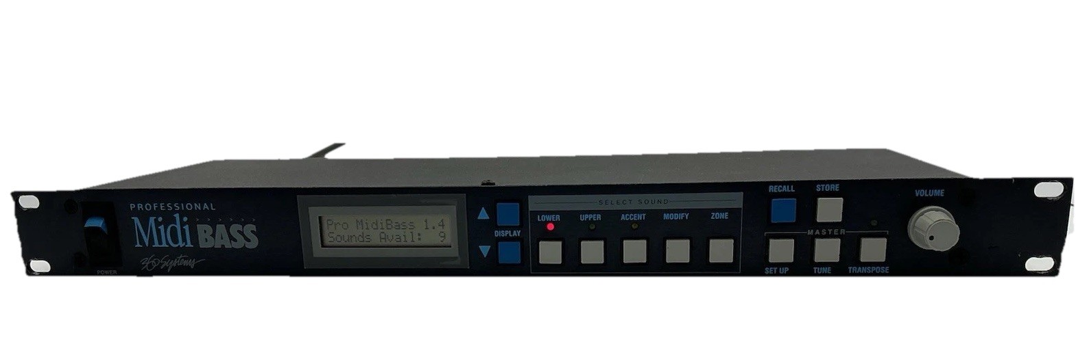 360 Systems Professional Midi Bass Desktop/Rack Synth Module MIDI DIN Audio Out