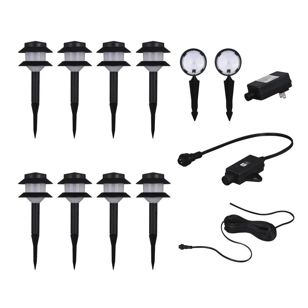 10 Pack LED Low Voltage Landscape Path Lights 12-24V Outdoor LED Pathway Light
