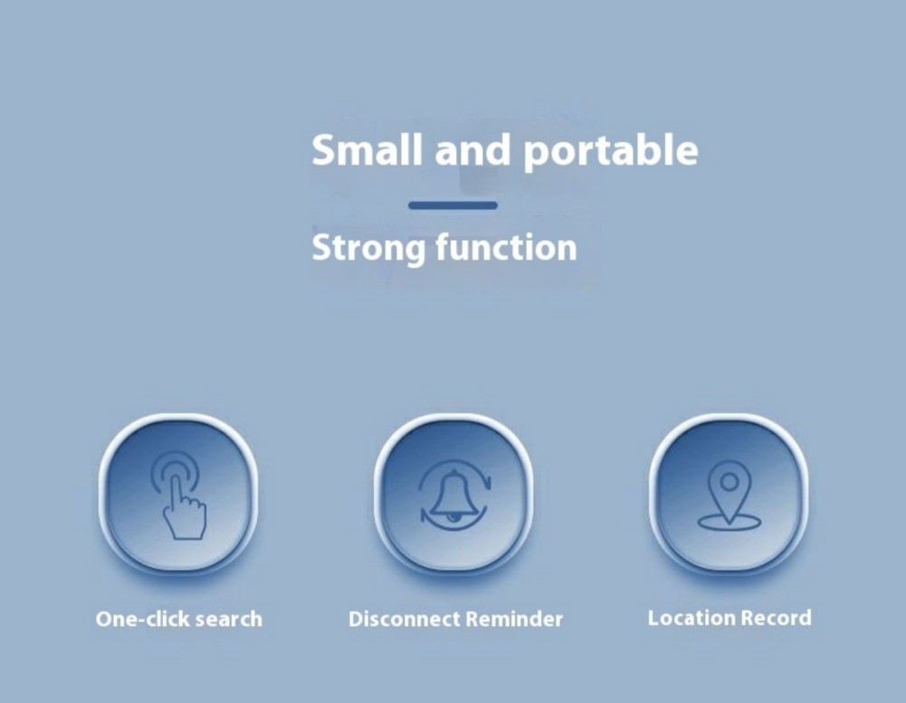 Mini GPS Bluetooth Location Device Tracking Air Tag Key Pet Child Finder Tracker