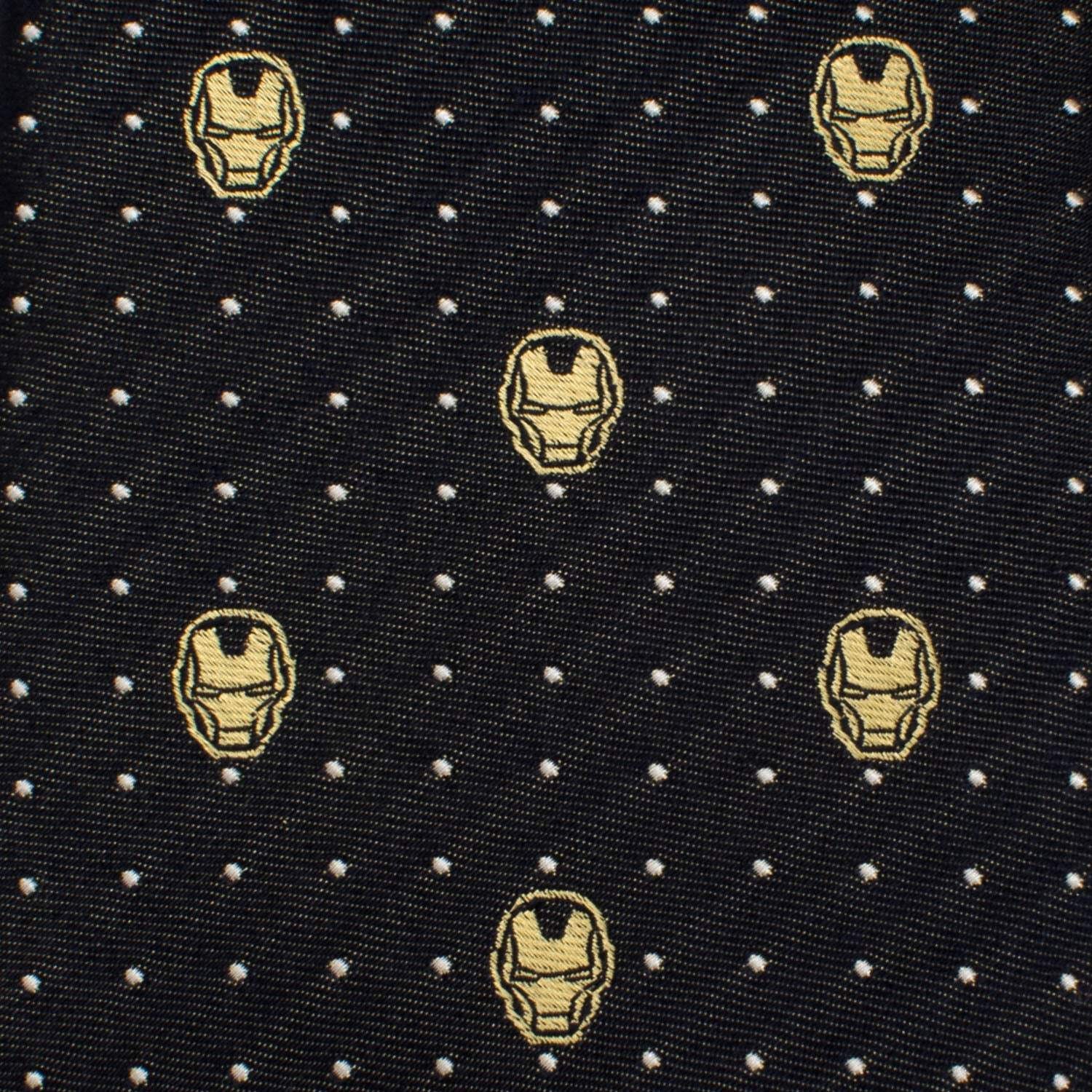 Marvel Iron Man Gray Dot Tie