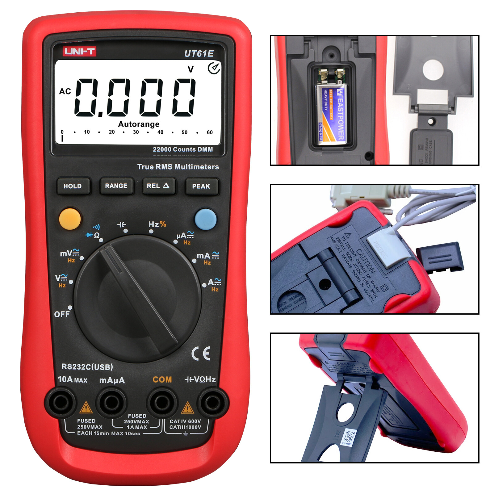 . UT61E Digital Multimeter True RMS AC/DC Voltage