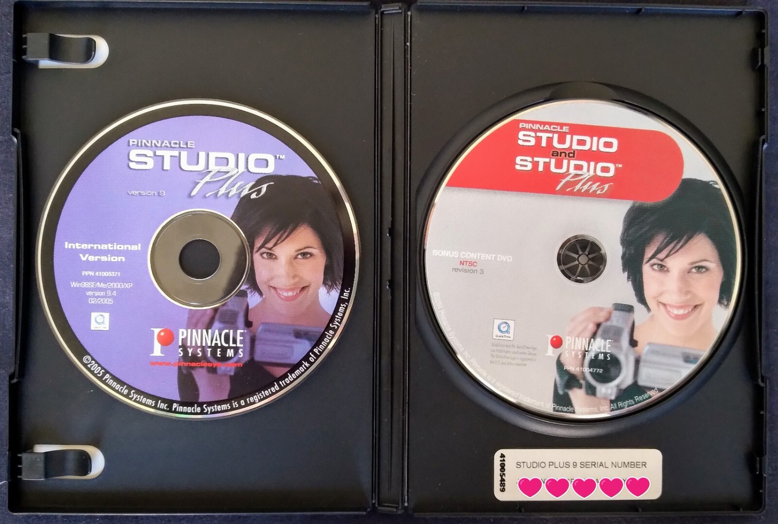 Pinnacle Studio Plus Version 9 Video Editing Software + Extras: Guide Book & DVD