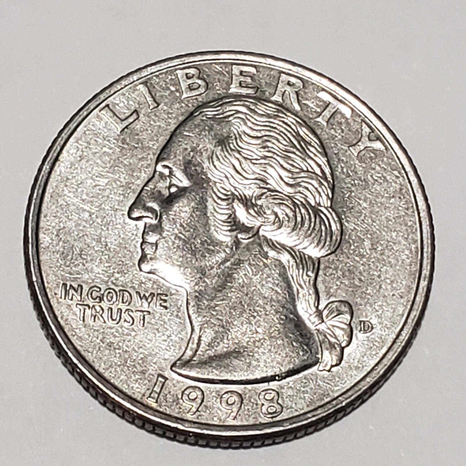 USA Washington Quarter 1998-D Coin FREE SHIPPING FROM USA 🇺🇸