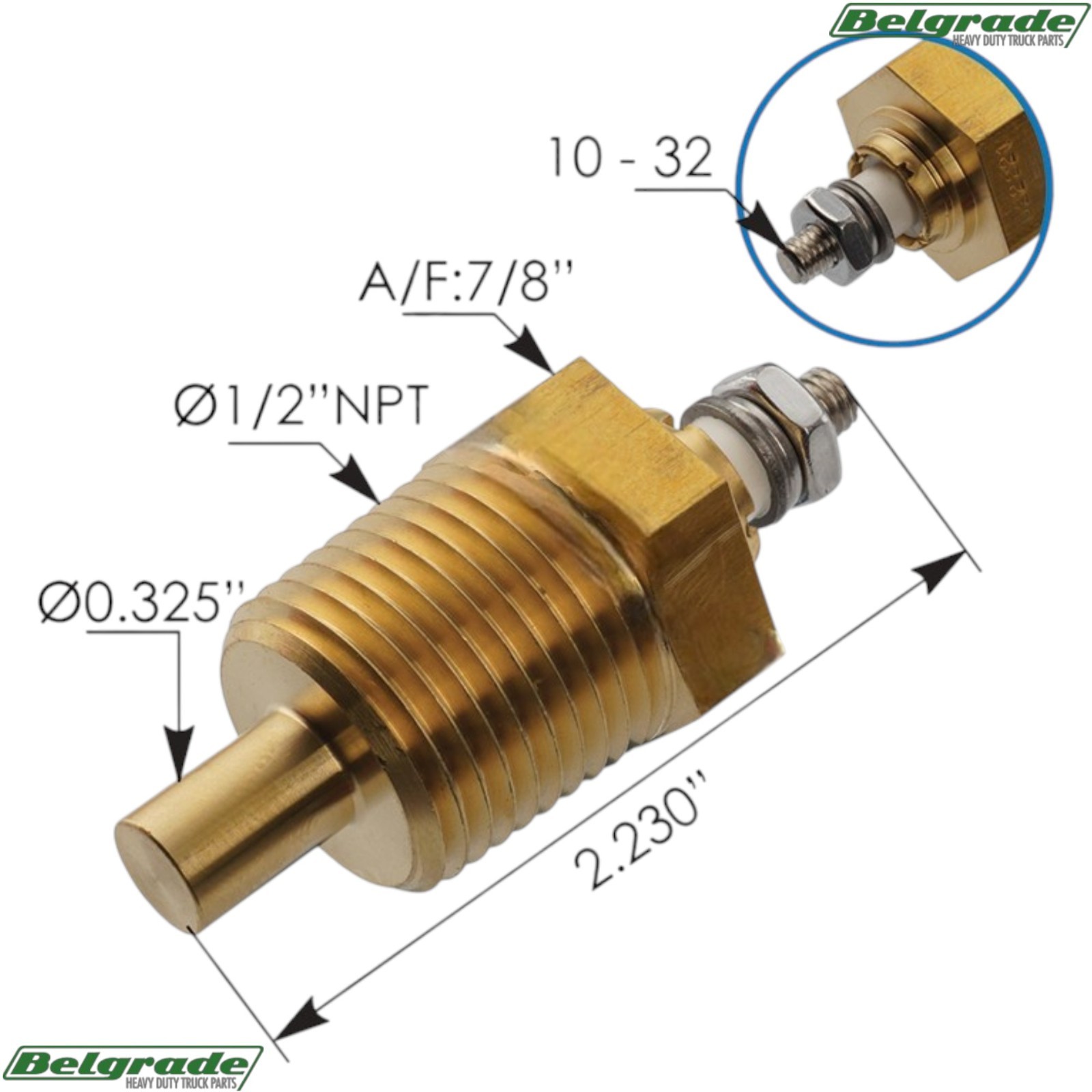 577.75645 Water Temp Sensor Replaces 144561 K152-17 64MT142A