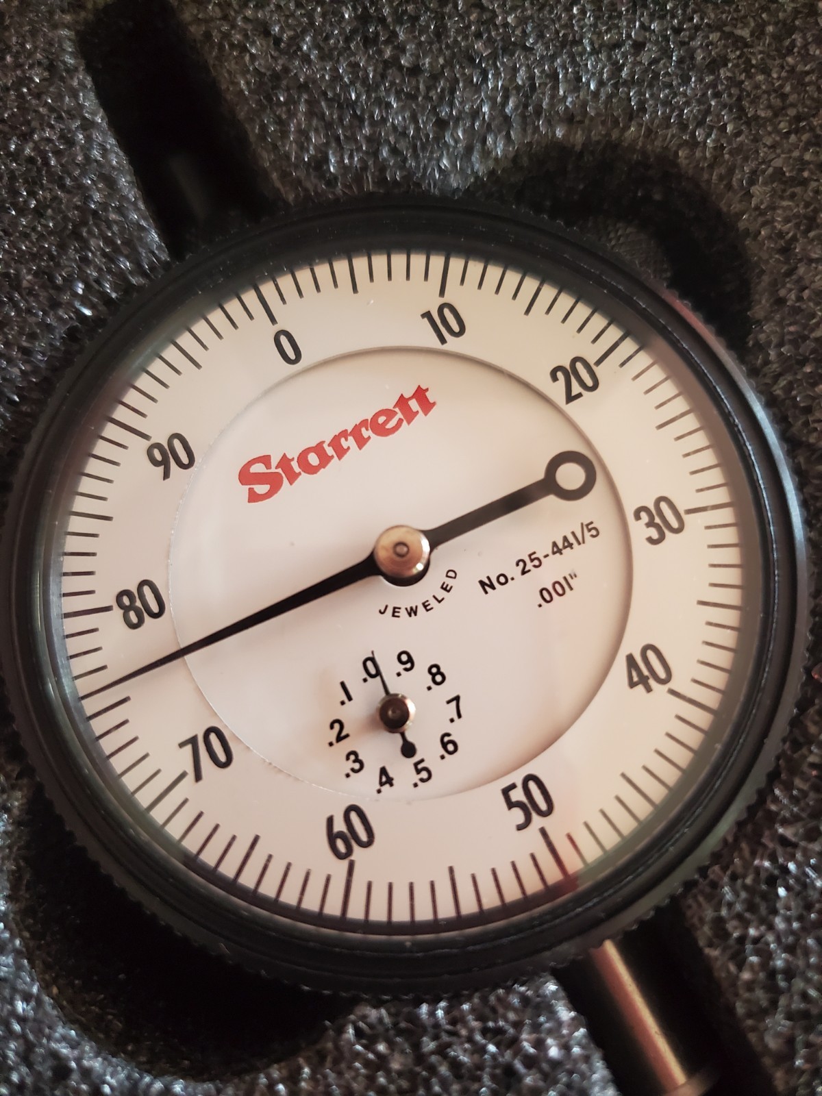 Starrett Dial Indicator, 25-441 5J WCSC NEW